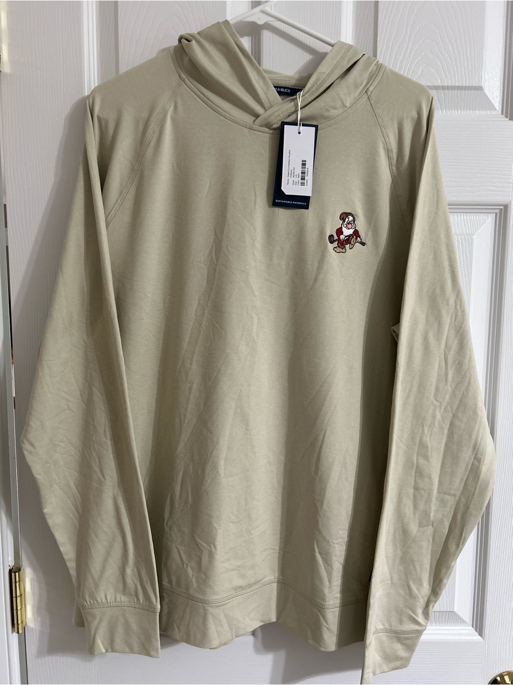 Cutter & Buck Adapt Eco Hooded Pullover Sz L Exclusive Apparel Line NWT Grumpy